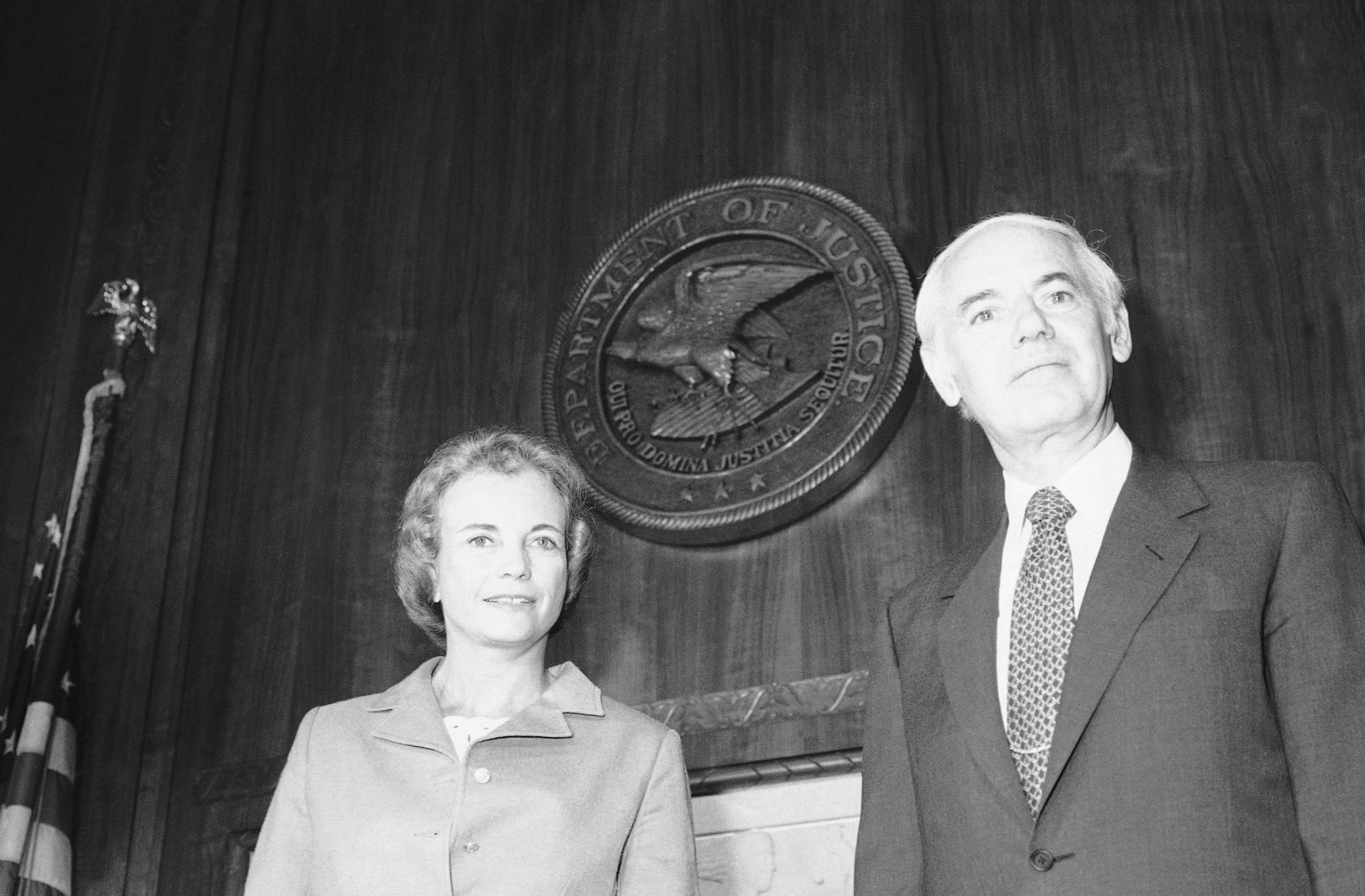 Sandra Day O’Connor with William French Smith
